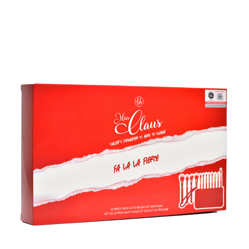  Bộ Cọ Trang Điểm 12 Cây BH COSMETICS Miss Claus BHBO49